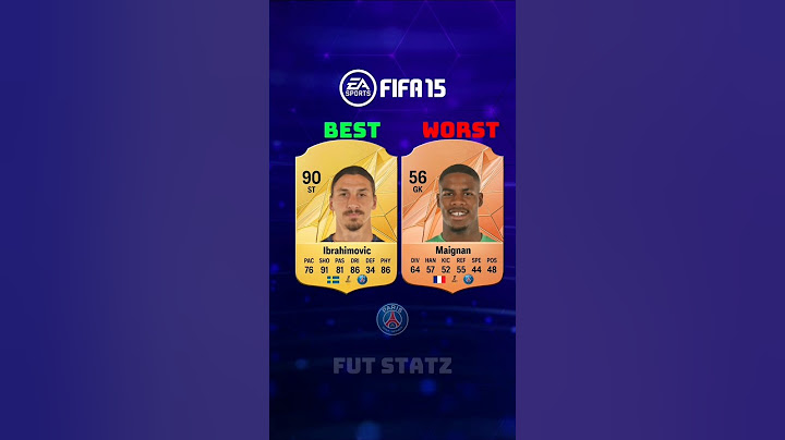 PSG Best vs Worst card in Every FIFA #fifa #fc25 #neymarpsg