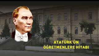 Atatürkün Öğretmenlere Hitabı Fon