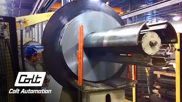 Colt (Manufactured) Traveling Uncoiler Fixed Coil Car Combination (video archive, 2013)