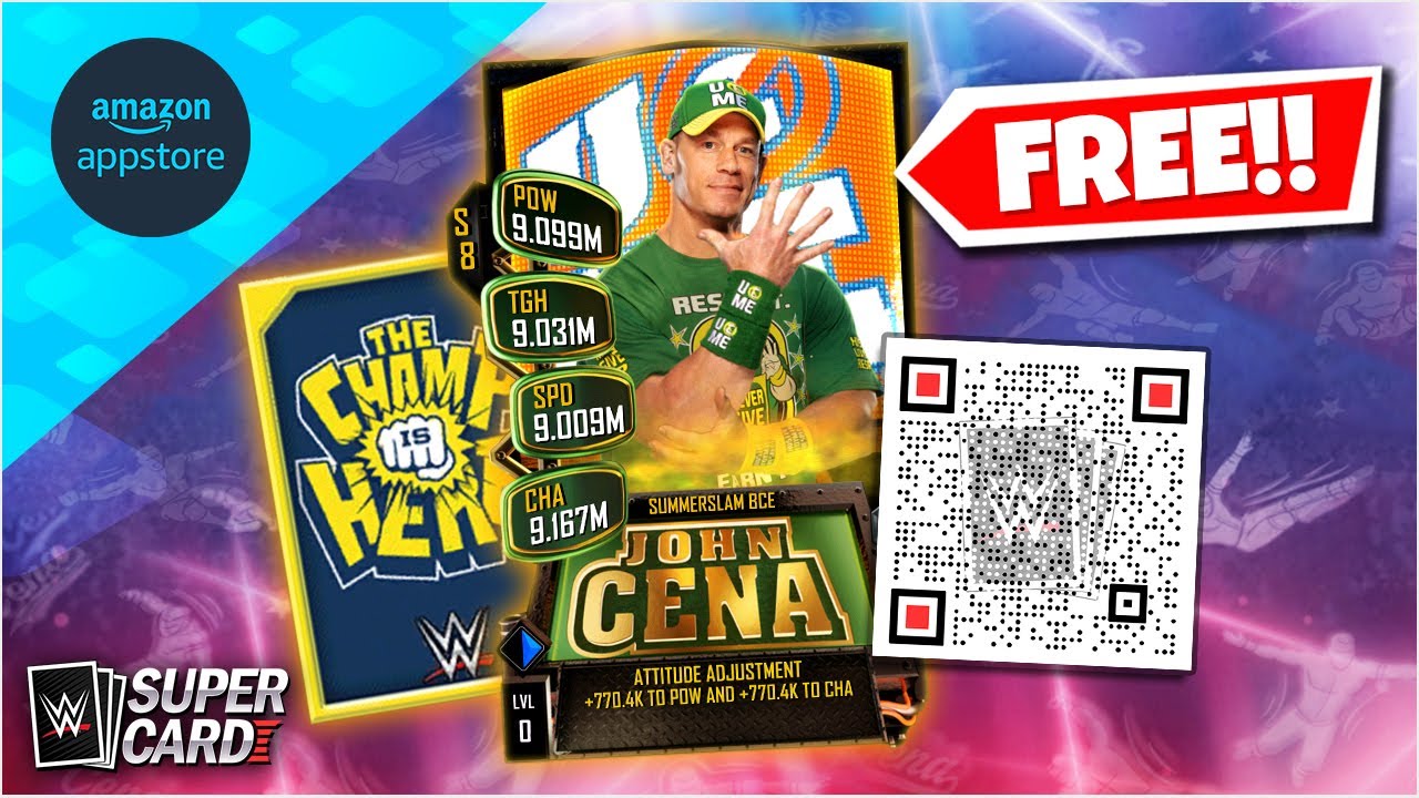 How to Get a FREE John Cena in WWE SuperCard! Easy Guide to Atomic Bomb