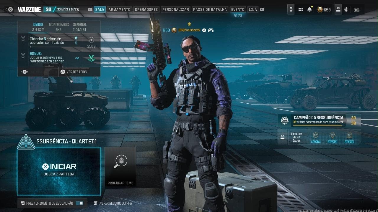 Call of Duty Warzone Lobby Europeu Rebirth Island - YouTube