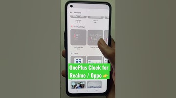 OnePlus clock for Realme / Oppo 🔥#shorts