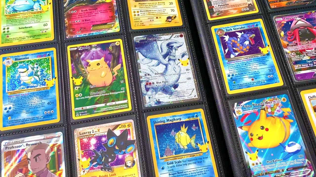 pokemon celebrations card binder Amazon.com: Ultra Pro: Pokemon 25th Celebration 9- Pock Binder, Holds up to  360 Cards, Made with Archival-Safe Polypropylene Materials, Keeps Contents  Secure, For Ages 10 and up : Toys & Games