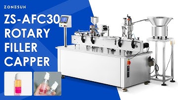 Zonesun ZS-AFC30 Paste & Liquid Filler Capper Monoblock #fillingcappingmachine #monoblock