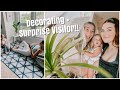 My mom friend surprises us in Hawaii!! + plant shopping & decorating our house // TEEN MOM VLOG