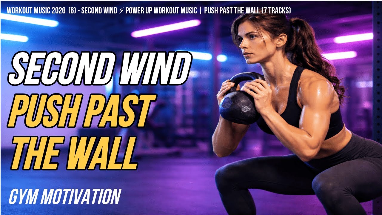 Workout Music 2026 (6) - SECOND WIND ⚡ Power Up Workout Music | Push Past the Wall (7 Tracks)