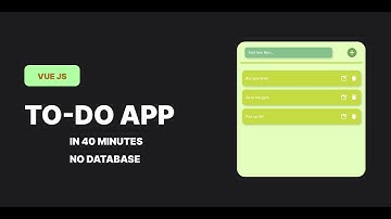 Build a Todo List App in Vue Js