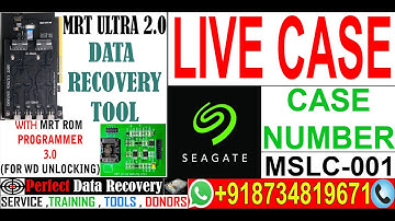 SEAGATE FIRMWARE PROBLEM HARD DISK SUCCESSFULL CASE WITH MRT DATA RECOVERY TOOL IN HINDI / URDU