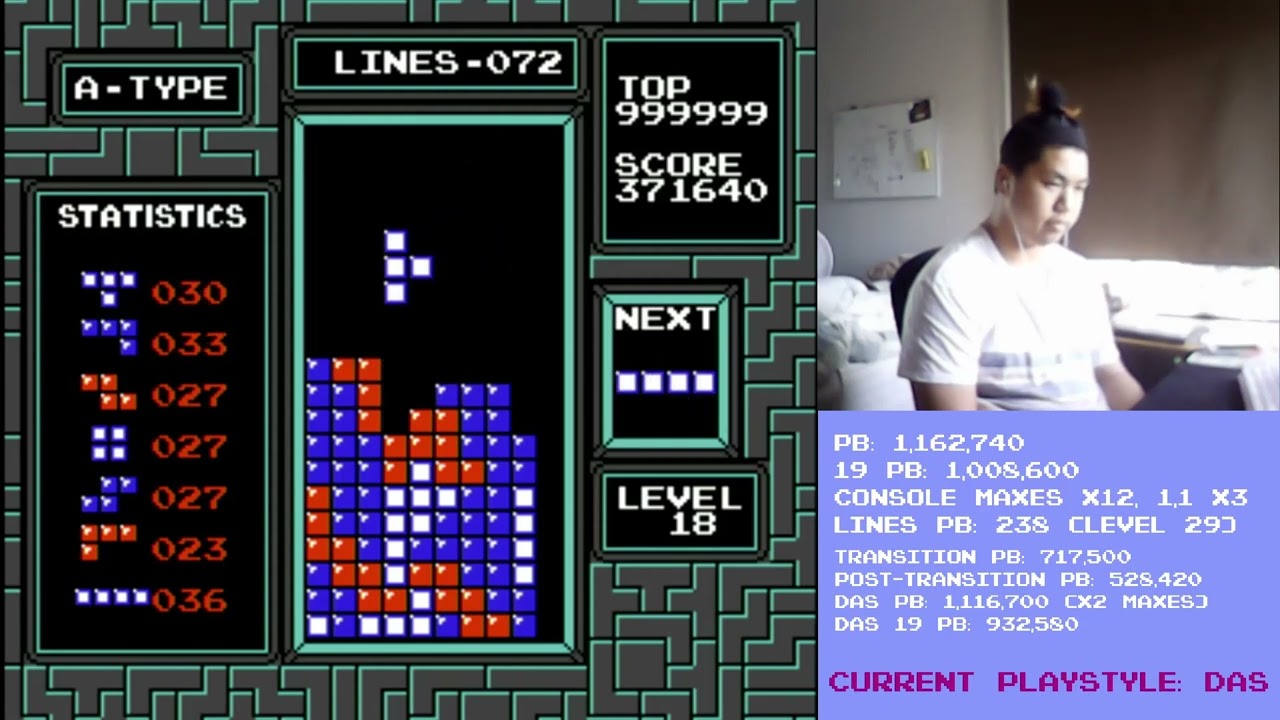 NES Tetris Overall Console And DAS PB Australian Record nes-tetris-overall-console-and-das-pb-australian-record