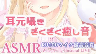 [ASMR/Talking] Whispering, Tingles, Study, Relax【KU100バイノーラル】