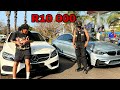 Ghost Hlubi’s BMW M4 vs Sasha’s AMG Race for R10 000!
