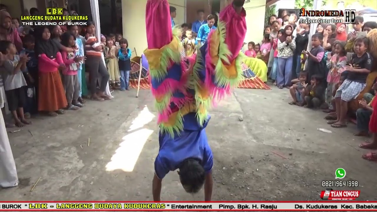 ATRAKSI SILAT Seni Burok LBK Langgeng Budaya Kudukeras Entertainment M. ASFA ILHAM (02-07-2023)