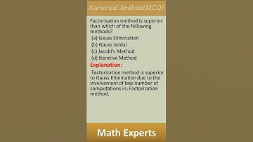 mcqs on numerical analysis #youtube