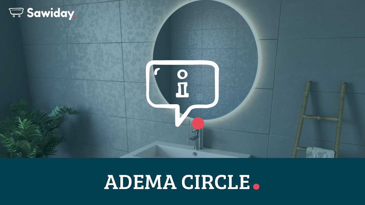 Adema Circle Miroir rond - YouTube