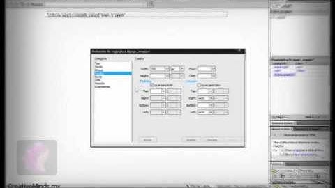 Centrando una web, con dreamweaver.