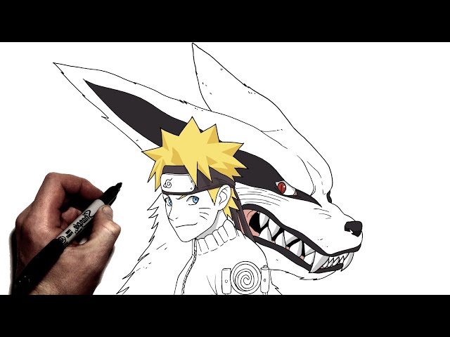 Cartooning Club on X: Starting our Thursday morning with a sketch drawing  of Naruto Kurama Mode. Full sketch tutorial (Step by Step) here  👉 via @ #NARUTO #sketch #art   / X