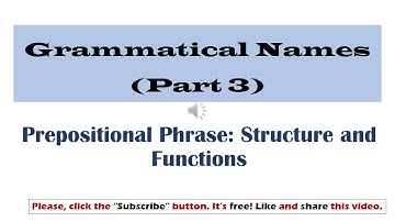 Grammatical Names Part_3