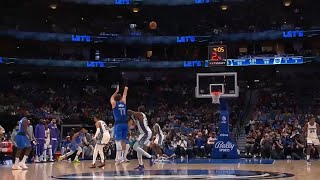Luka Doncic Turns Into Stephen Curry After CRAZY Logo 3 as the shot clock was expiring !