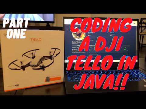 Coding a DJI RYZE Tello in JAVA!! - Part 1