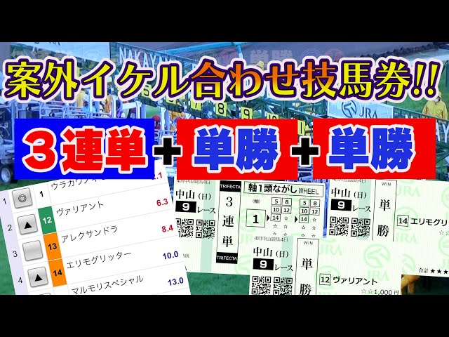 馬券色々！ Horse Racing Verification] A breakthrough? Is a mixed