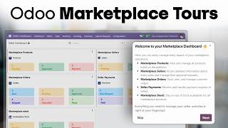 How to Set Up Odoo Marketplace Tours for Admins and Sellers