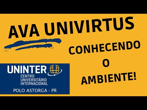 AVA UNIVIRTUS UNINTER | PARA ALUNOS CALOUROS E VETERANOS | TODAS AS FUNCIONALIDADES