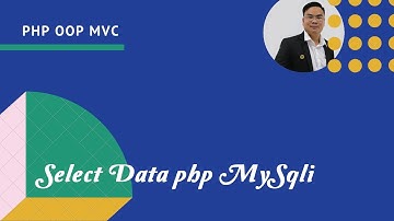 Select Data From a MySQL Database - PHP OOP MVC Tutorial & Project