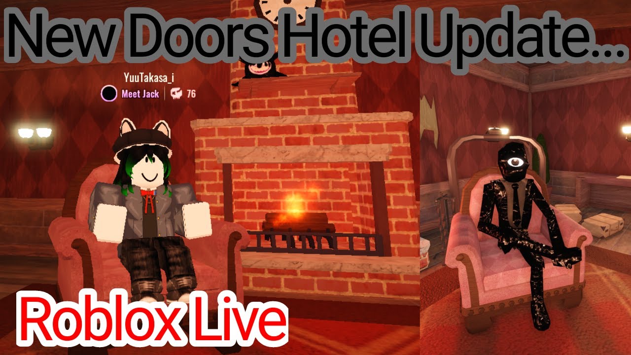 DOORS HOTEL+ UPDATE LIVE! (Roblox) 