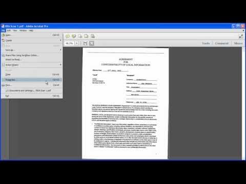 Converting Scanned Documents into a PDF File | Acrobat X Tips & Tricks | Adobe Document Cloud