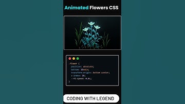 Flower Animation In Css ! HtmlCss Graphic Design! Css AnimationEffect #programing #flowe #code #html