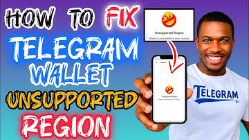 How to Fix Telegram Wallet Unsupported Region | How to Fix Wallet Unavailable in Your Country
