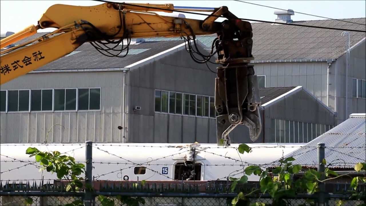 300系新幹線解体の様子 東海旅客鉄道浜松工場