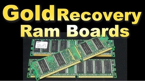 Gold Recovery ( Scrapping Ram finger boards)