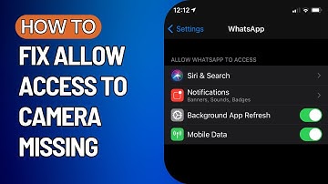 How To Fix Allow Access to Camera Missing on iPhone Apps (2024)