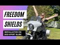 Freedom Shields Windscreen Installation on 2021 Harley Davidson Sport Glide