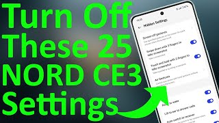 Oneplus Nord CE3 25+ Hidden Settings You Should Change Right Now - Battery Draining issue Resolved 🔥