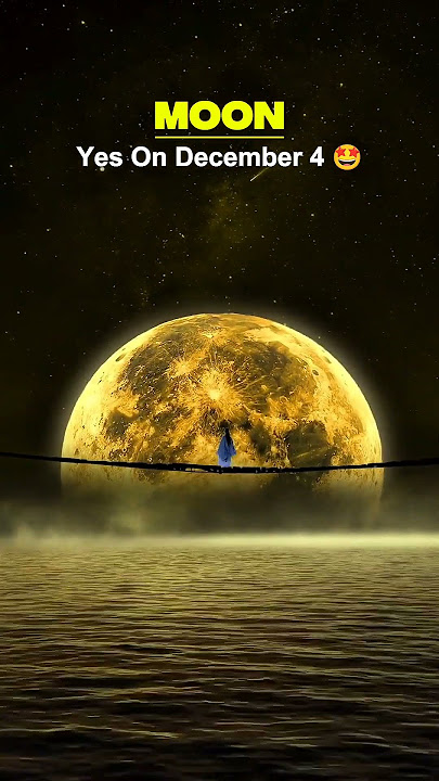 Yellow Supermoon of November 2025🤯 #astronomy