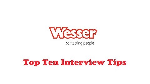 Top Ten Interview Tips - Fundraiser Interviews