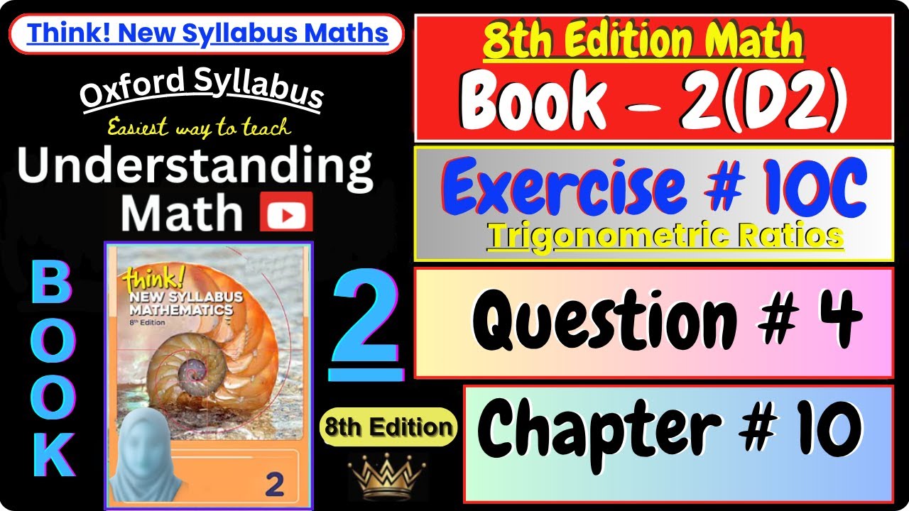 Exercise 10C Question 4 | Chapter 10 | Book 2 (D2) | Think New Syllabus ...