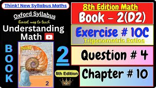 Exercise 10C Question 4 | Chapter 10 | Book 2 (D2) | Think New Syllabus Mathematics 8th Edition
