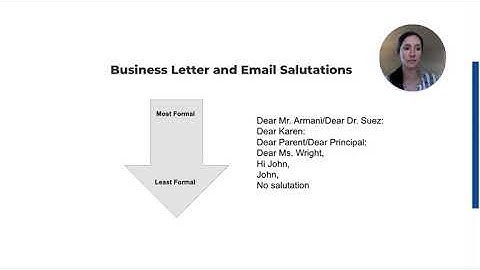 Best Salutations for Business Letters and Email