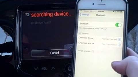 How To: Pair an iPhone to 2015 Chevy Spark Indianapolis, IN