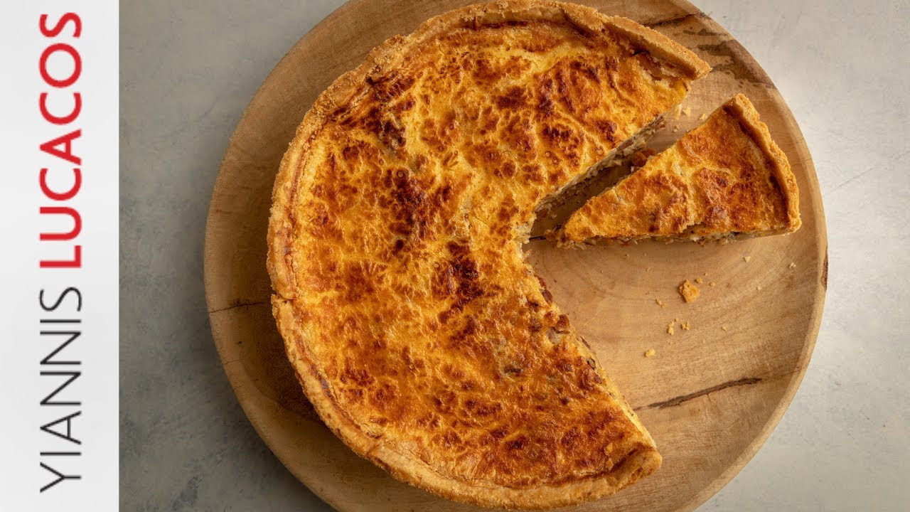 Κις Λορέν με Κρεμμύδια Σοτέ και Μπέικον | Yiannis Lucacos