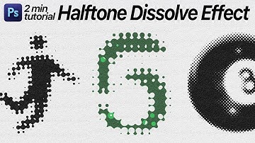 Halftone Dissolve Effect in Photoshop – Beginner Friendly Tutorial