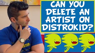 Video thumbnail of "Can you Delete an Artist on DistroKid?"