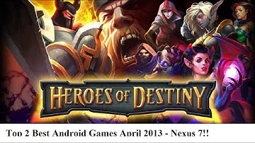 Top 2 Best Android Games April 2013 - Nexus 7