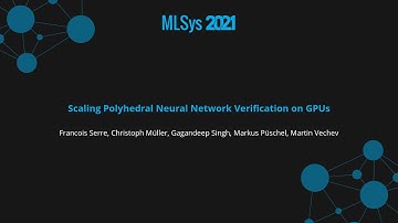 Scaling Polyhedral Neural Network Verification on GPUs [MLSys