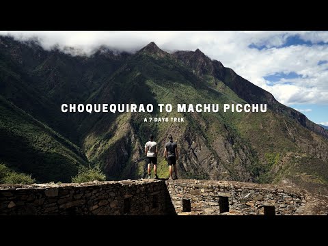 Hiking 95 miles on the Choquequirao Trek to Machu Picchu in Peru (inspired by Kraig Adams)