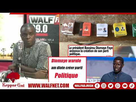 Hard truths from Mr. Diop: "President Diomaye has no time to create a political party to recycle ...