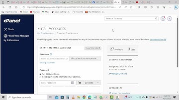 Creating email addresses on websites and blogs via cpanel and email forwarders or forwarding emails